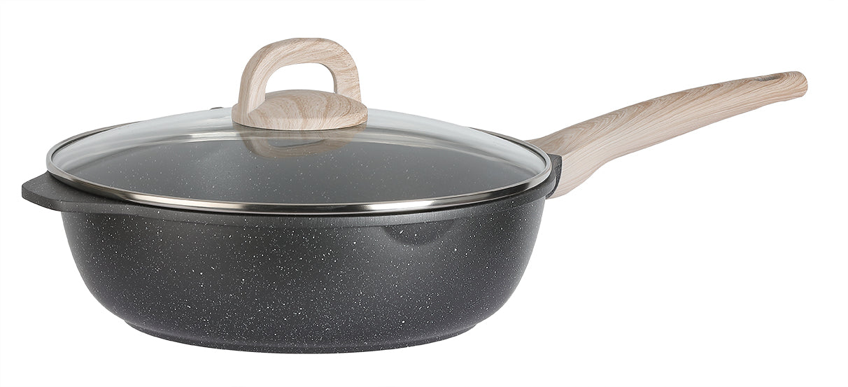 Dark Grey deep fry pan AX-02-DFP