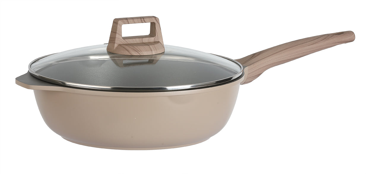 Khaki deep fry pan AX-03-DFP